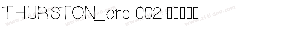 THURSTON_erc 002字体转换